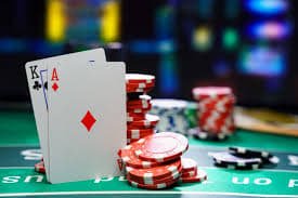 Andar Bahar card matching display showing game outcome
